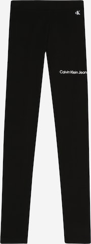 melns Calvin Klein Jeans Legingi: no priekšpuses