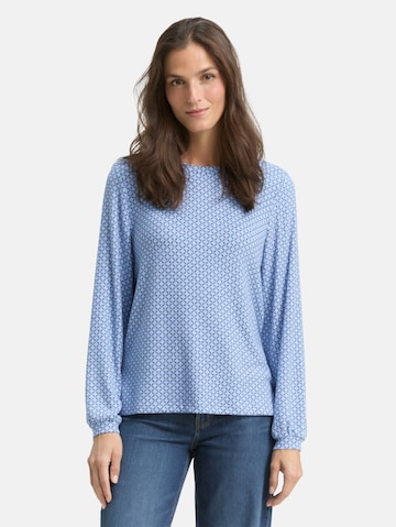 TOM TAILOR Shirt in Blauw: voorkant