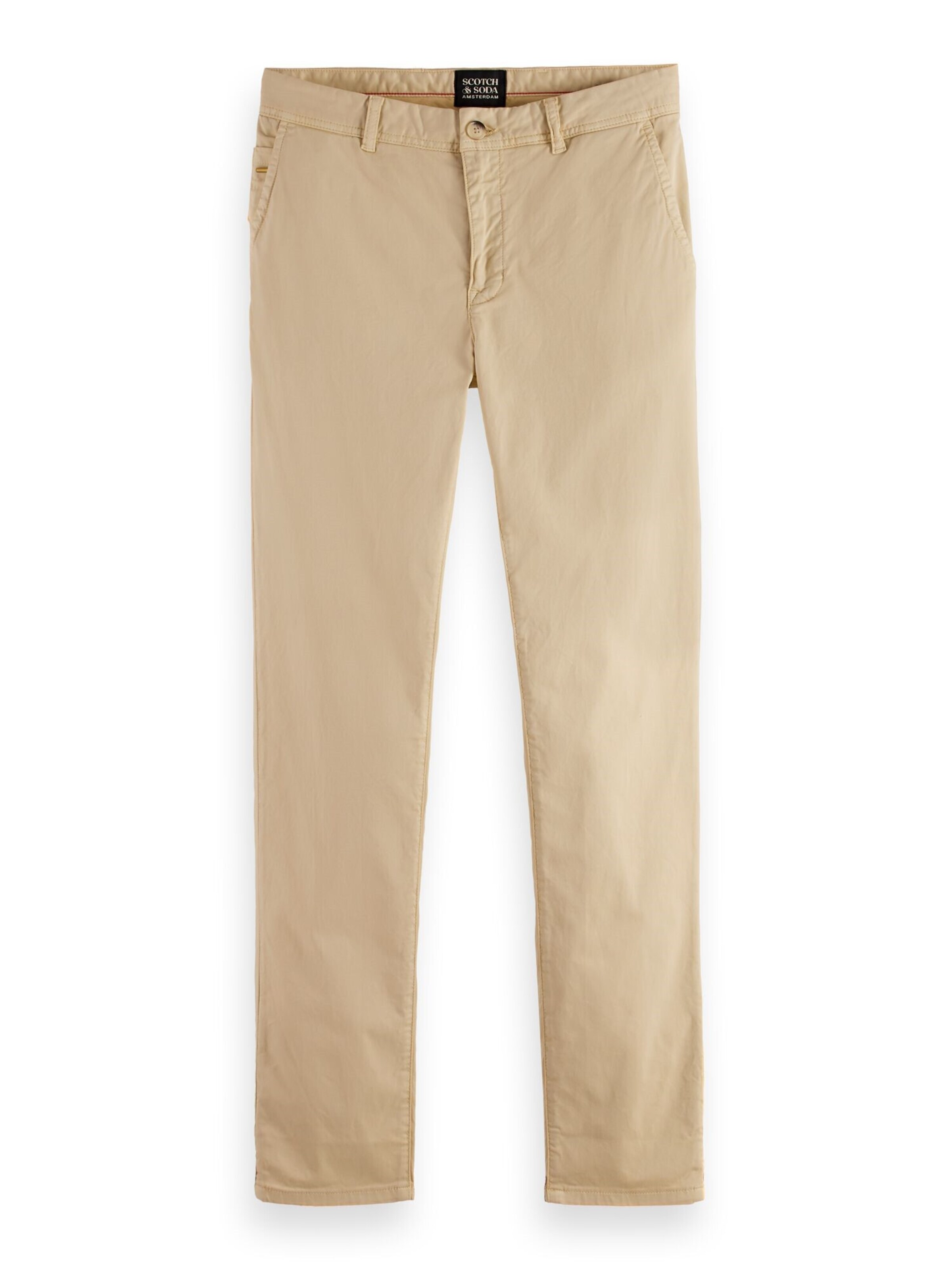 Regular Pantalon chino 'Mott' SCOTCH & SODA en beige : devant