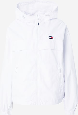 Tommy Jeans Демисезонная куртка 'CHICAGO' в Белый: спереди