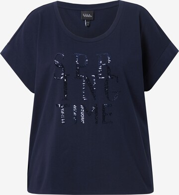 Ulla Popken Shirt in Blau: Vorderseite
