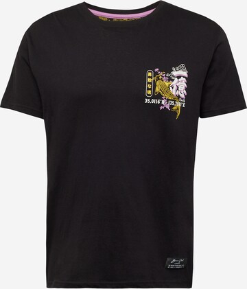 T-Shirt 'HASEDARA' BRAVE SOUL en noir : devant