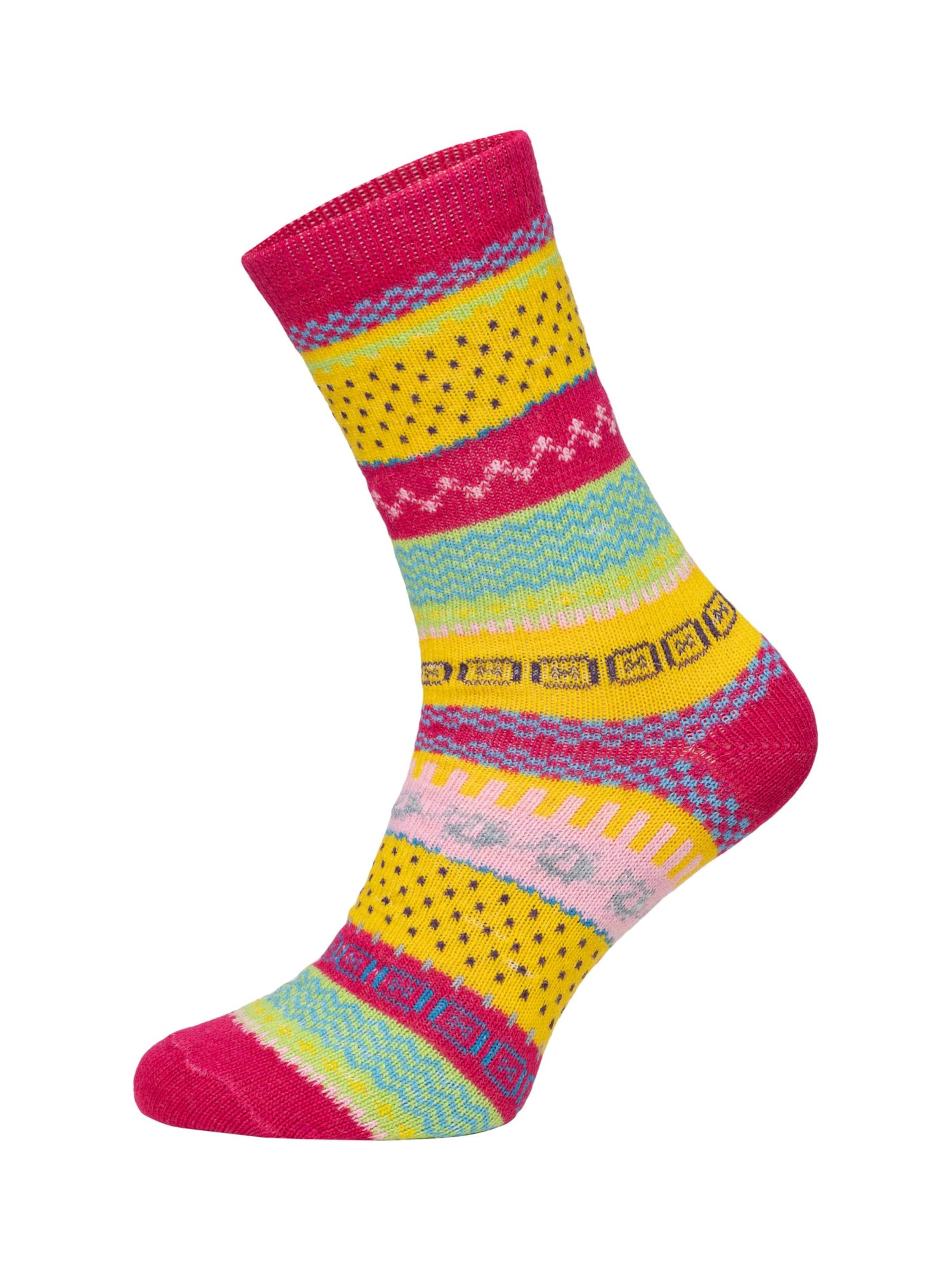 HomeOfSocks Socks 'HOS2293' in Pink: front
