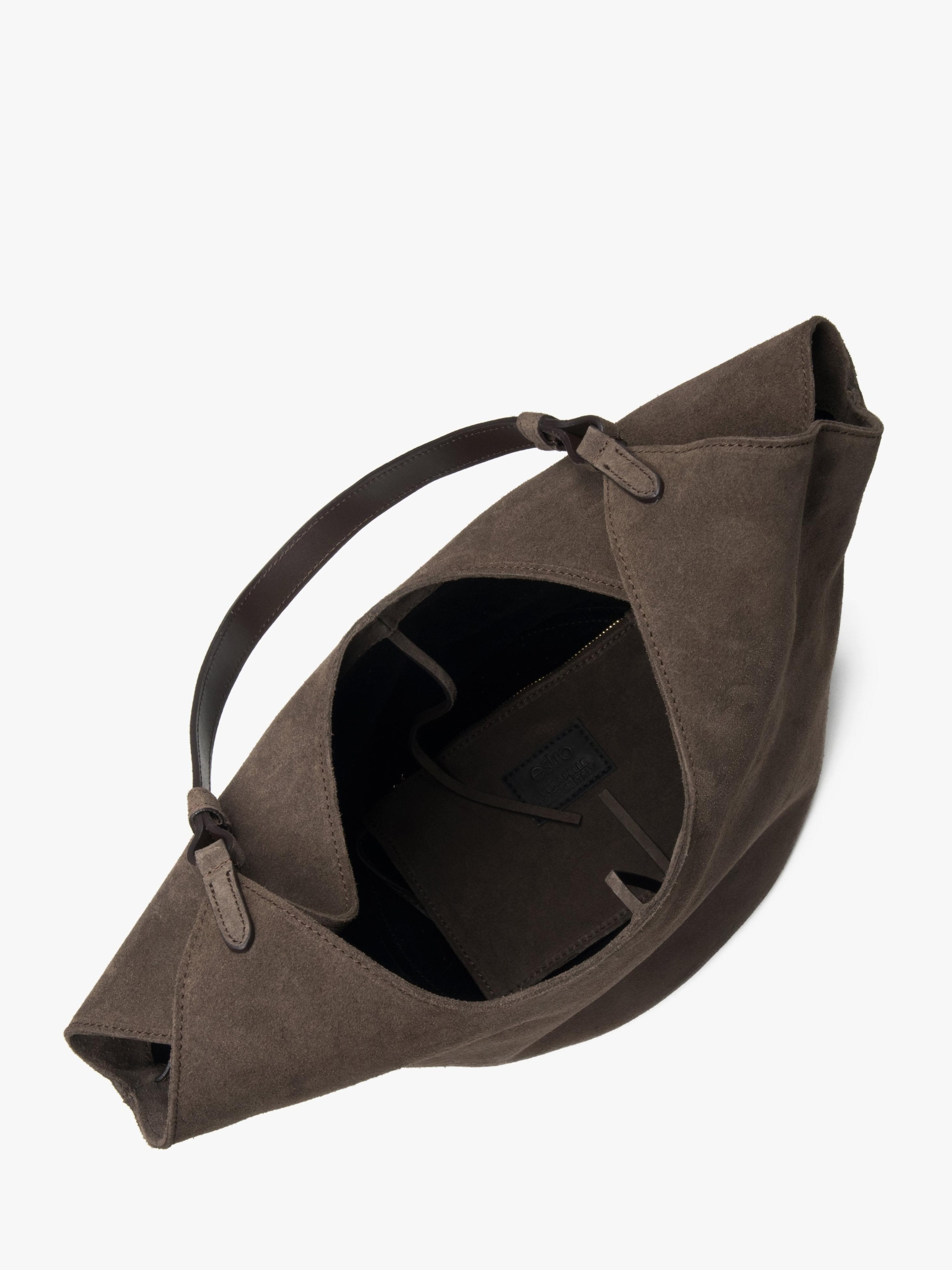 Estro Handtas '1361' in Bruin