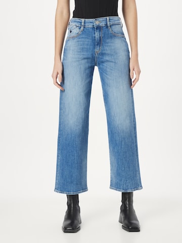 Le Temps Des Cerises Wide leg Jeans 'PULPHI24' in Blauw: voorkant