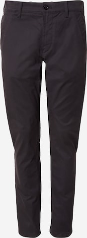 juoda G-STAR Prigludęs „Chino“ stiliaus kelnės: priekis