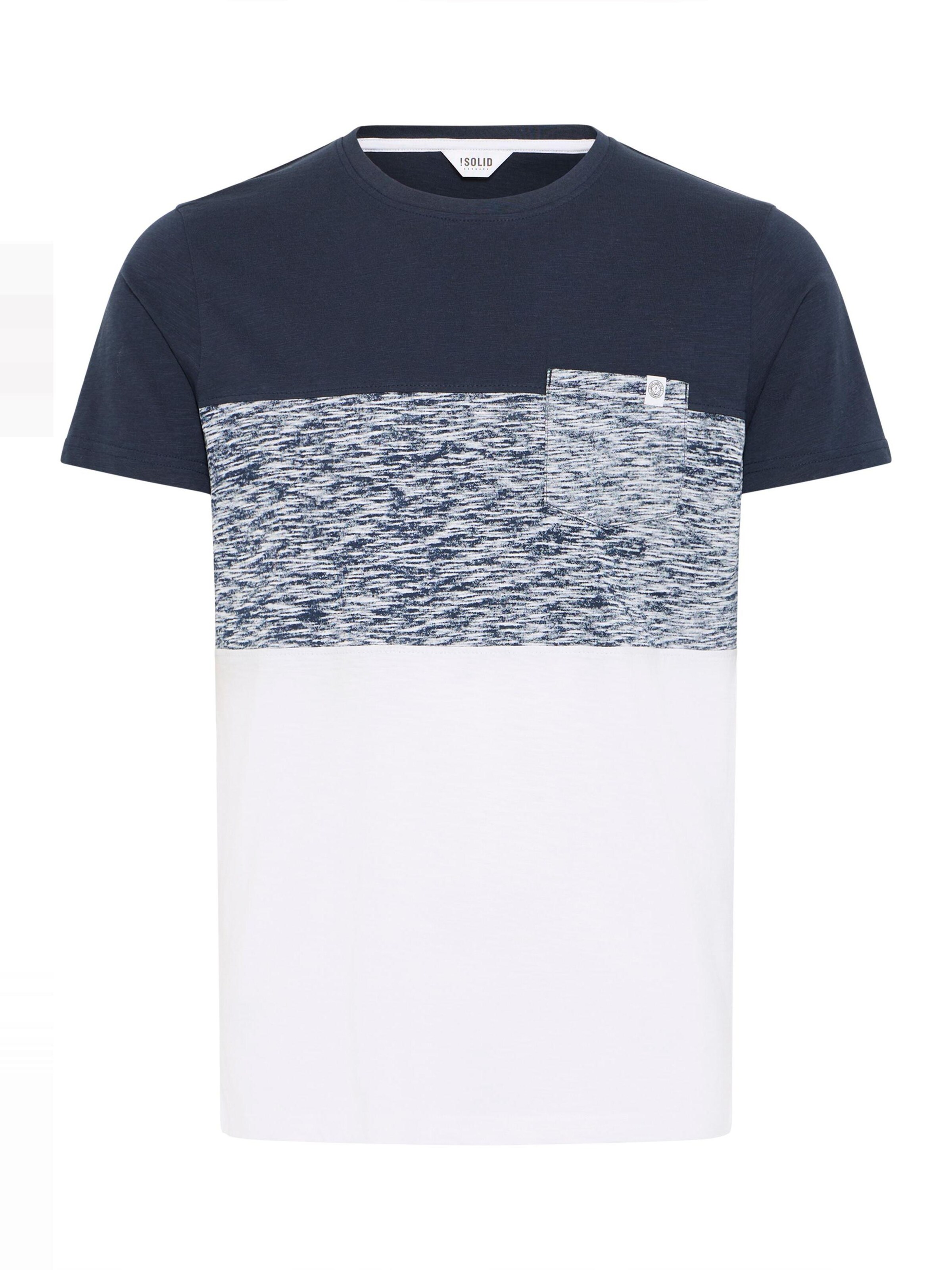 Maglietta 'Sinor' di !Solid in blu: frontale