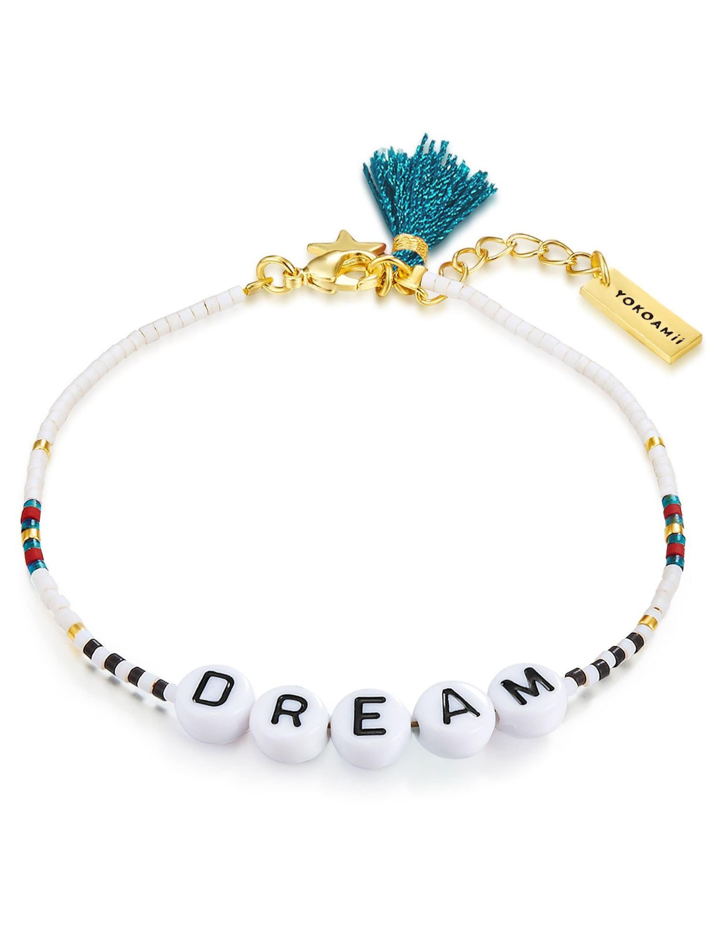 Braccialetto di Yokoamii in bianco: frontale