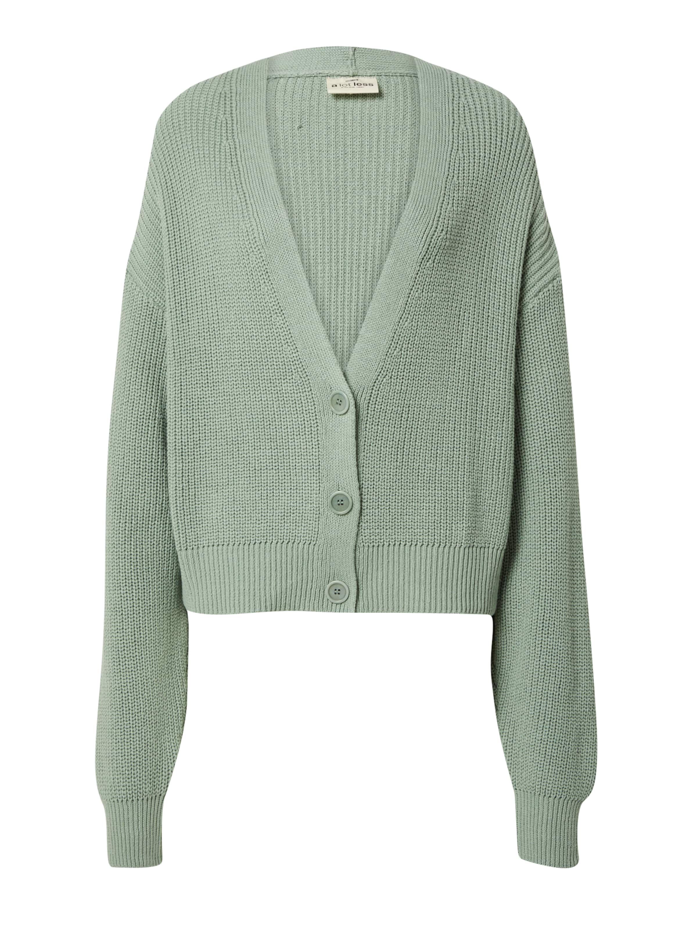 A LOT LESS Kardigán 'Adena' - zöld: elől