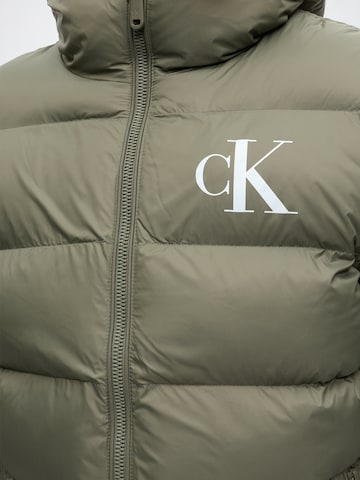 Veste mi-saison Calvin Klein Jeans en vert