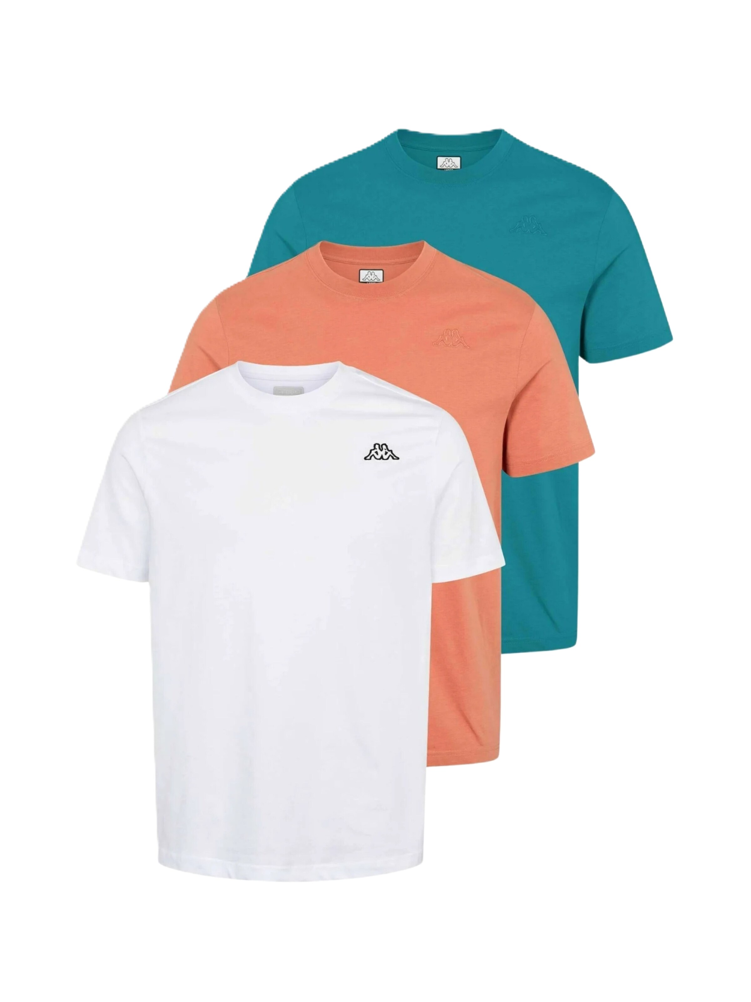 KAPPA T-shirt ' KMLogo Cafers ' in Grün: Vorderseite