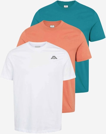 KAPPA T-shirt ' KMLogo Cafers ' in Grün: Vorderseite