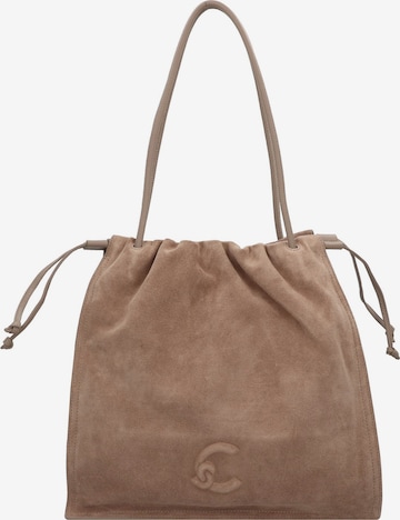Sac bandoulière 'Dulse' Coccinelle en marron : devant