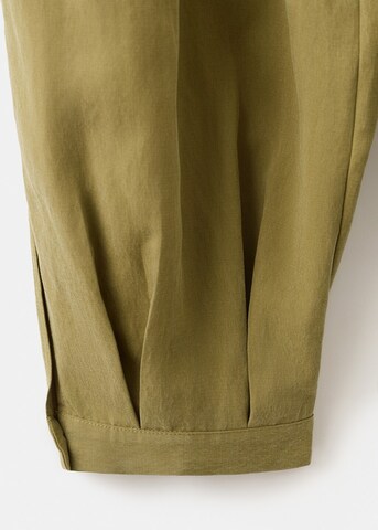 MANGO Zwężany krój Cygaretki 'Balo' w kolorze zielony