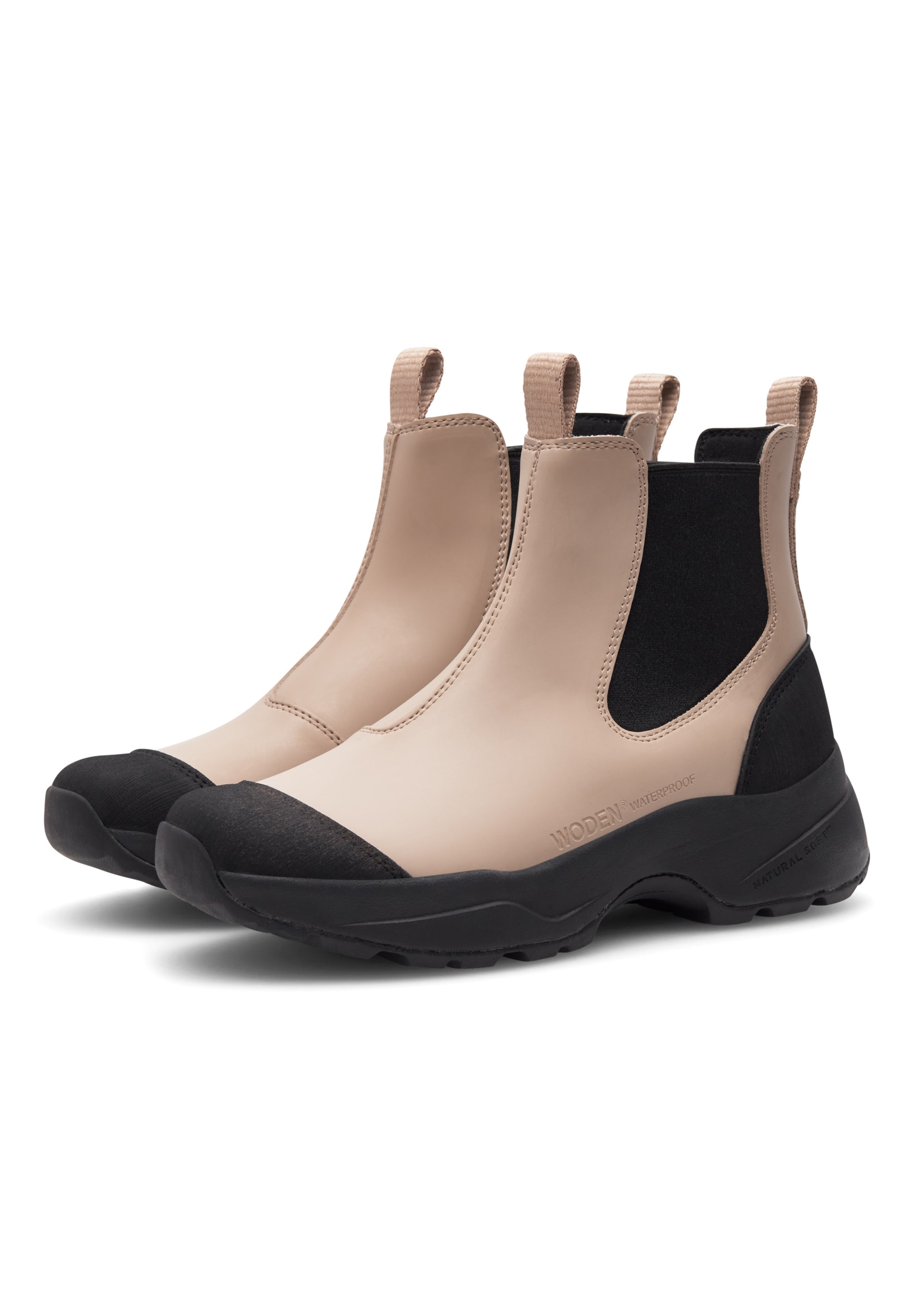 WODEN Chelsea Boots 'Siri' i pink: forside