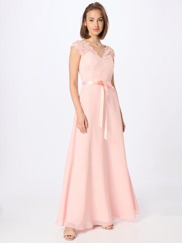 SWING - Vestido de festa em rosa: frente