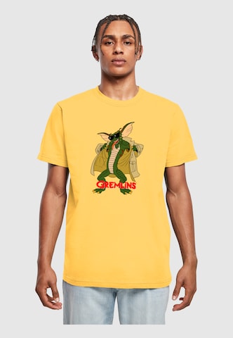 T-Shirt 'Gremlins - Flasher' Merchcode en jaune : devant