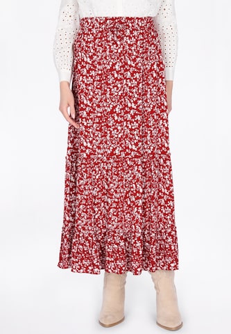 usha FESTIVAL Skirt in Red: front