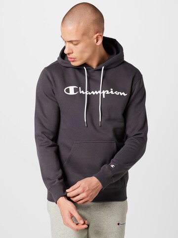 Champion Authentic Athletic Apparel Sweatshirt in Black: front