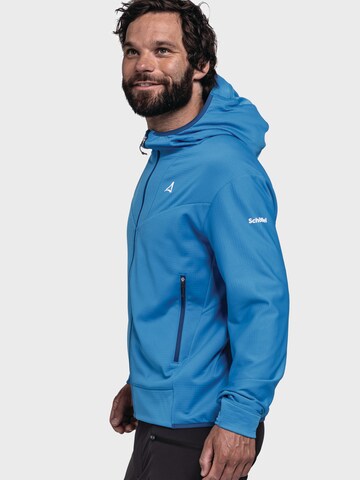 Schöffel Athletic fleece jacket 'Blaueis' in Blue