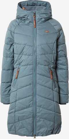 Manteau fonctionnel 'Dizzie' Ragwear en bleu : devant