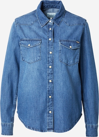 Pepe Jeans - Blusa en azul: frente