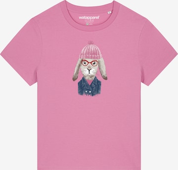Maglietta ' Hase ' di Watapparel in rosa: frontale