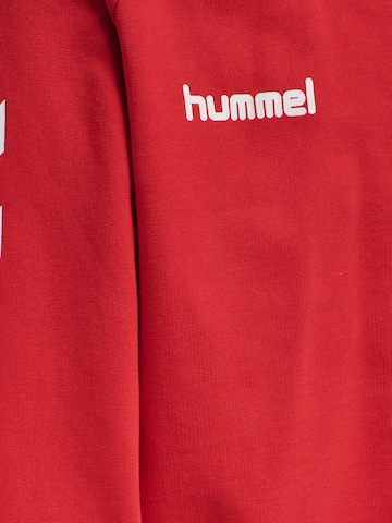 Hummel Athletic Zip-Up Hoodie in Red