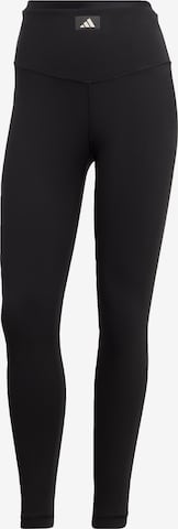 Skinny Pantalon de sport 'Sports Club' ADIDAS PERFORMANCE en noir : devant