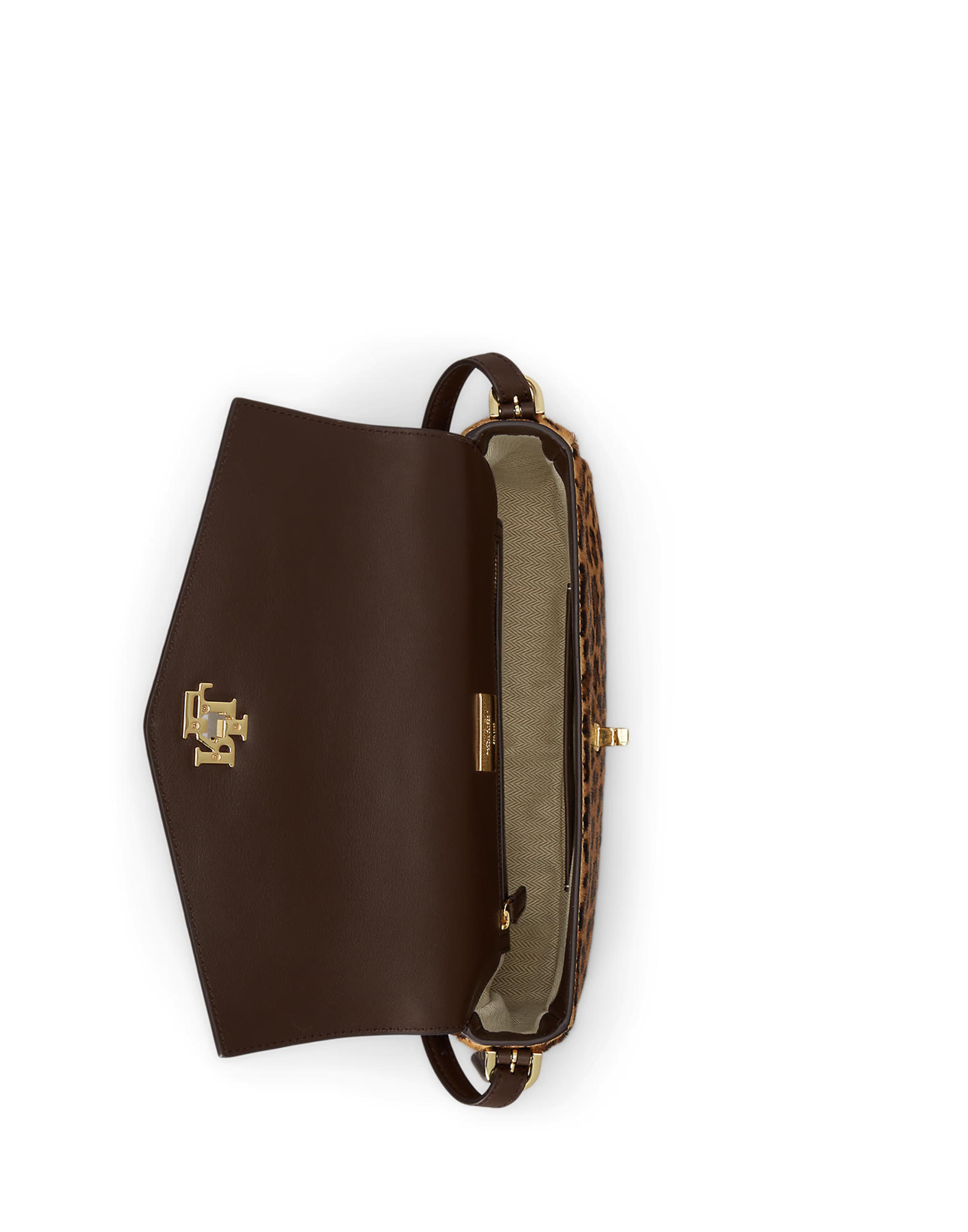 Lauren Ralph Lauren - Bolso de hombro 'FARH' en marrón