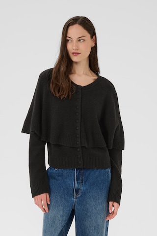 KAREN BY SIMONSEN Knit Cardigan 'Dream' in Black: front