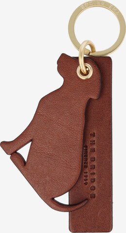 The Bridge Key Ring 'Duccio' in Brown: front