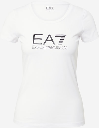 EA7 Emporio Armani T-Krekls, krāsa - melns / balts, Preces skats