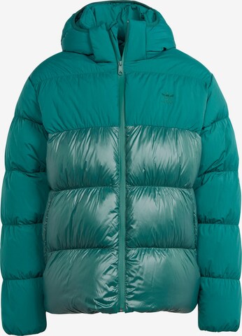 ADIDAS ORIGINALS Winter Jacket 'Adicolor' in Green: front