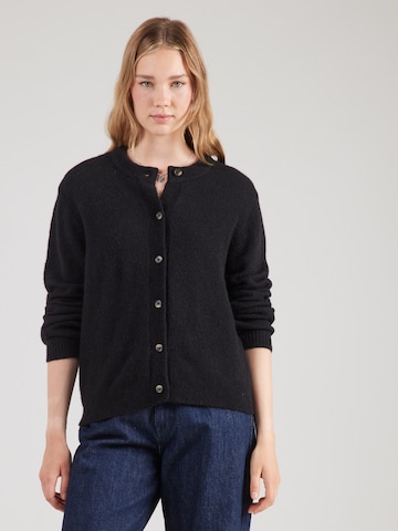 Soft Rebels Knit Cardigan 'Allison' in Black: front