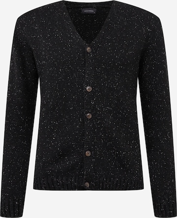 Clean Cut Copenhagen Knit Cardigan 'Otto' in Black: front