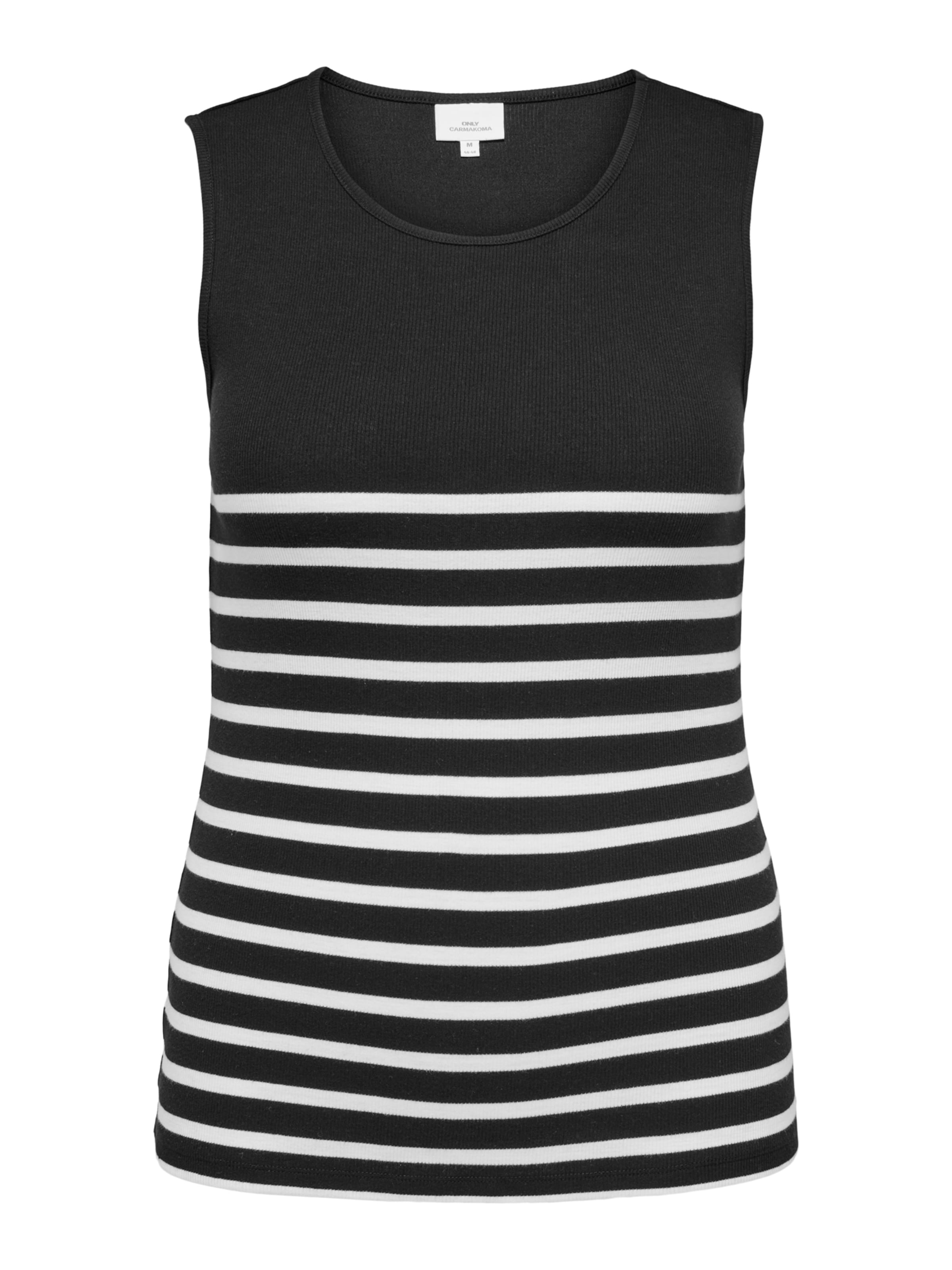 ONLY Carmakoma Τοπ 'ONLCARKENYA' σε μαύρο: μπροστά