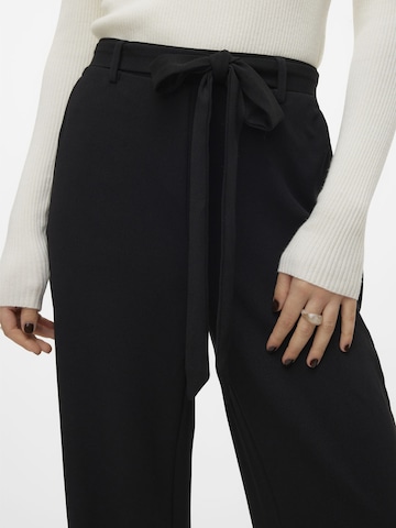 VERO MODA Wide leg Broek in Zwart