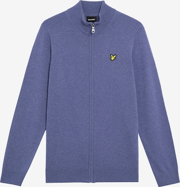 Lyle & Scott Sweatvest in Grijs: voorkant