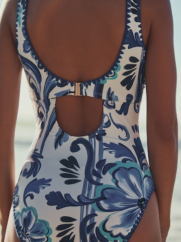 Next - Bustier Traje de baño en azul