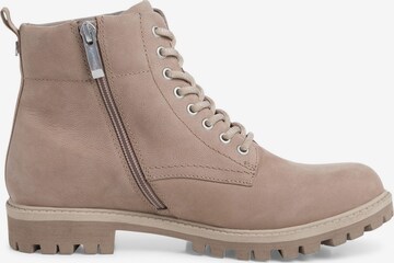 TAMARIS Lace-Up Ankle Boots in Grey