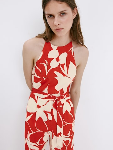 MANGO Jumpsuit 'Milos' in Rot: Vorderseite