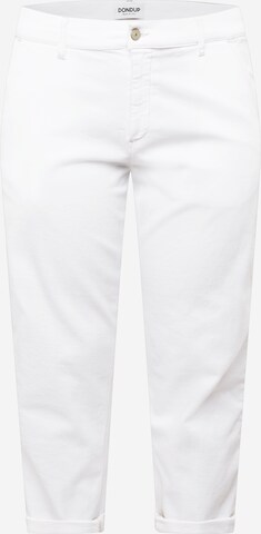 Dondup Loosefit Jeans in Wit: voorkant