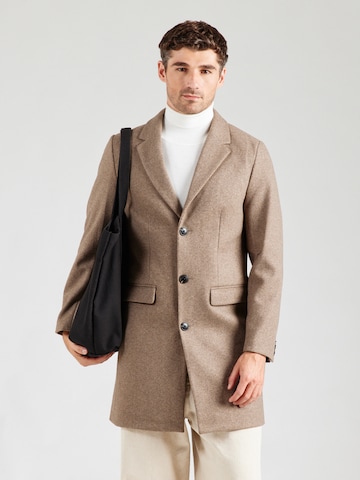 Lindbergh Winter coat 'Classic' in Brown: front