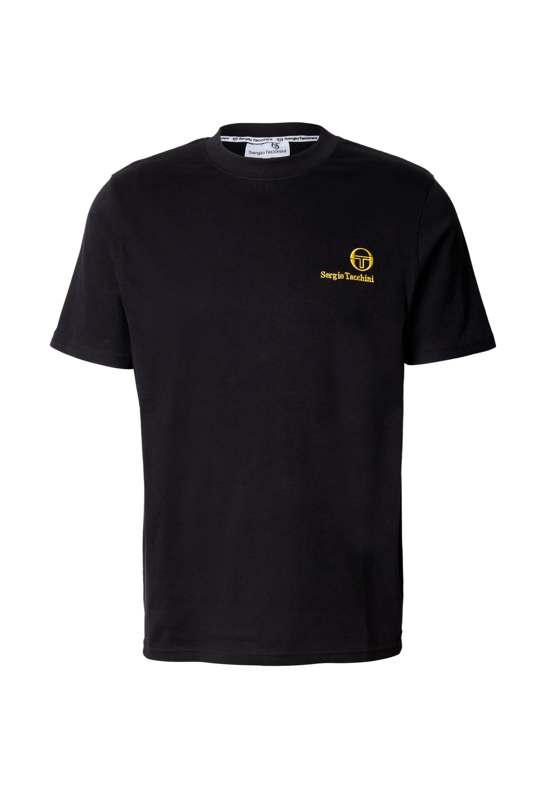 Maglietta 'Felton' di Sergio Tacchini in nero: frontale