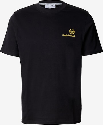 Maglietta 'Felton' di Sergio Tacchini in nero: frontale