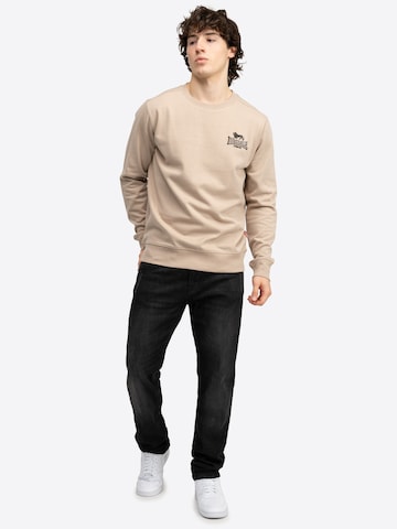 LONSDALE Sweatshirt 'Lympstone' in Beige