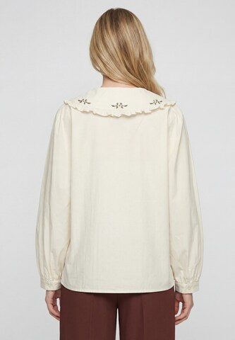 Usha - Blusa en beige