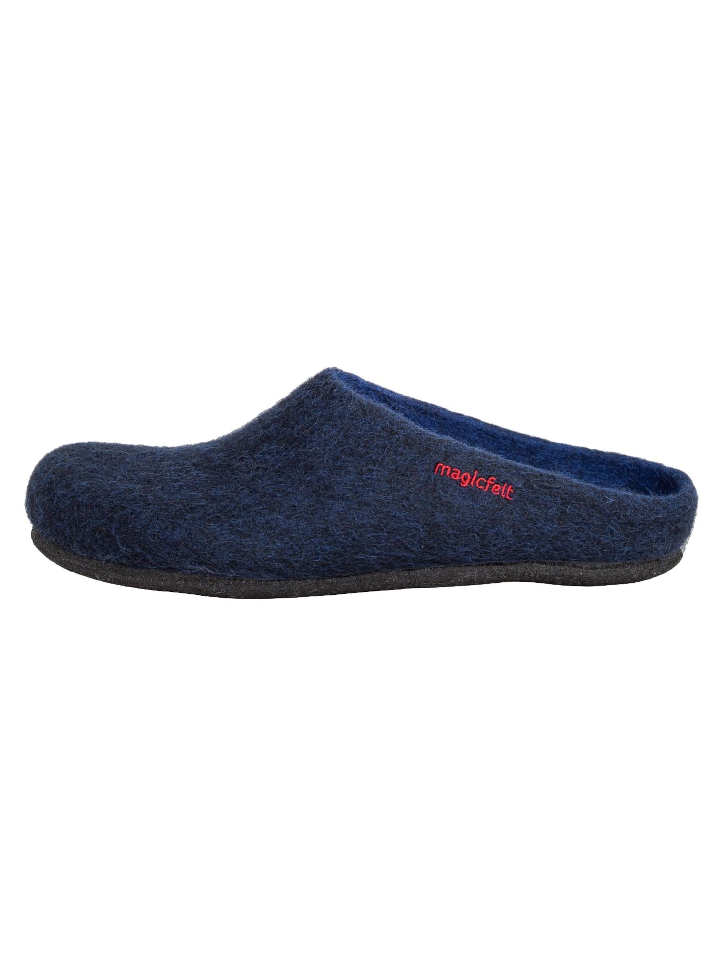 MagicFelt Slippers 'Filz' in Blue: front