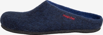 MagicFelt Hausschuh 'Filz' in Blau: Vorderseite